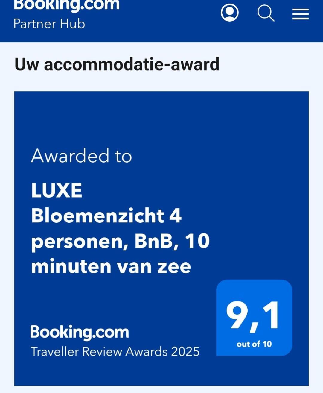 Luxe Bloemenzicht 4 Personen, Bnb, 10 Minuten Van Zee Breezand Экстерьер фото